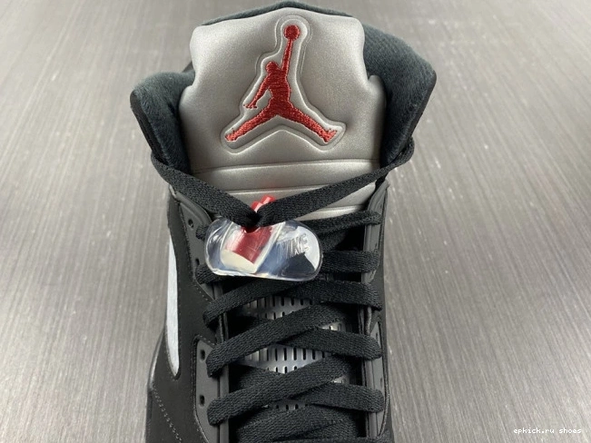 Rep Metallic 845035-003 Jordan Retro (2016) 5 Black 0717